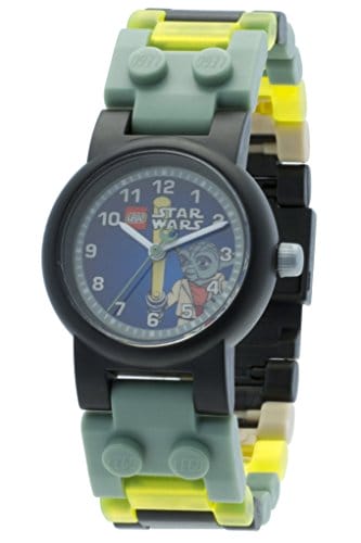 LEGO Kids' 8020295 Star Wars Yoda Watch with Link Bracelet and Minifigure